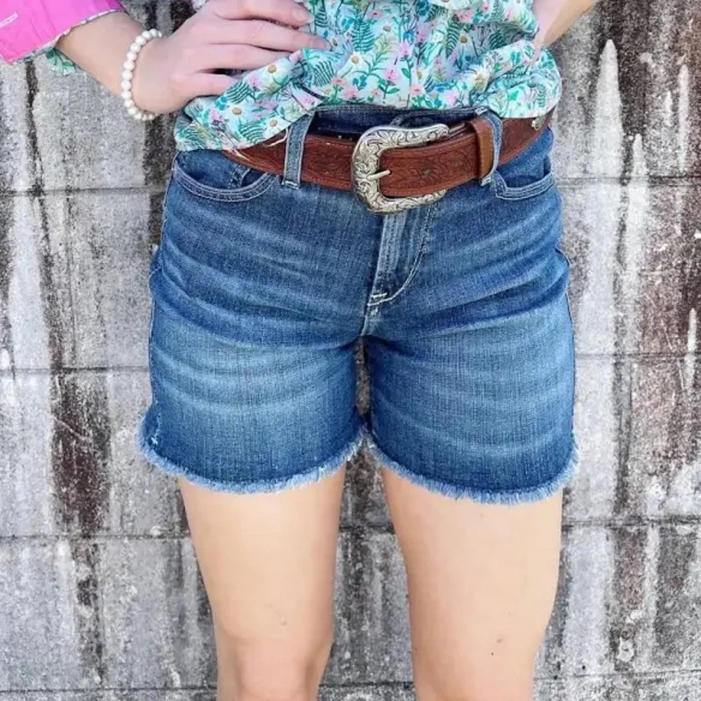 J.Crew 5” Inseam Raw Hem Denim Shorts | Dark Wash | Size 26